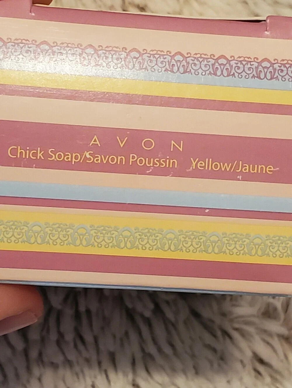 Y2K Set Of 2 Avon blue yellow Easter Chick Soap New With Box Cottagecore